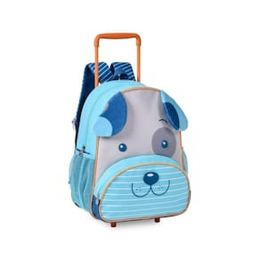 Mochila De Rodinhas Cachorrinho Azul 13 Cp24501b