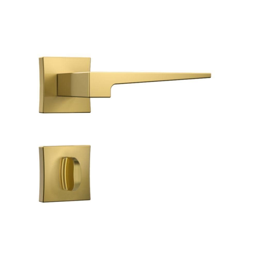 Fechadura Banheiro Polaris 3200 Dourada Maq55 Stam Dourado