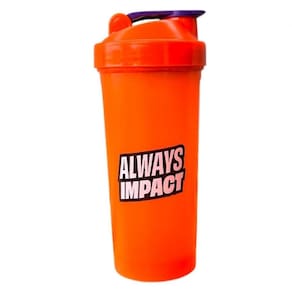 Coqueteleira Always Impact (600ml) - Cor: Laranja Neon