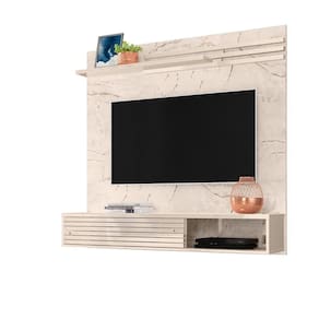 Painel Home Suspenso Sala Estar Área Gourmet TV Até 55 Polegadas 2 Portas De Correr 1 Prateleira Frizz Sublime