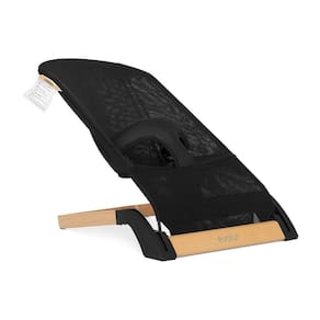 Bouncer infantil portátil Evolur Koko Black com tecido respirável
