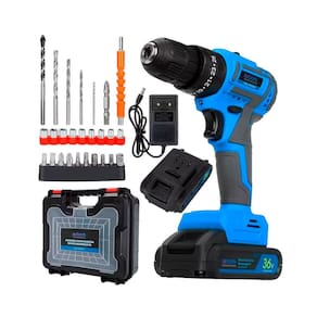 Furadeira Parafusadeira Recarregável 36V com Kit Completo, Torque Ajustável e Design Ergonômico