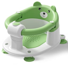 Assento de banho de bebê Tavlshero para bebês de 6 meses ou mais verde