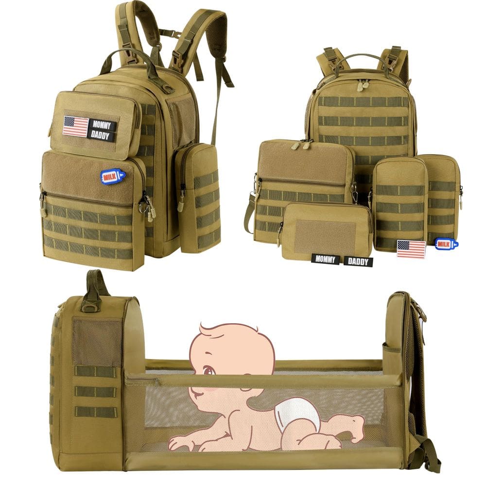 Mochila para fraldas MABOZOO Baby Combo com trocador