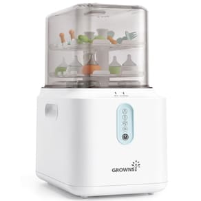 Esterilizador e secador de garrafas GROWNSY de 3 camadas de grande capacidade