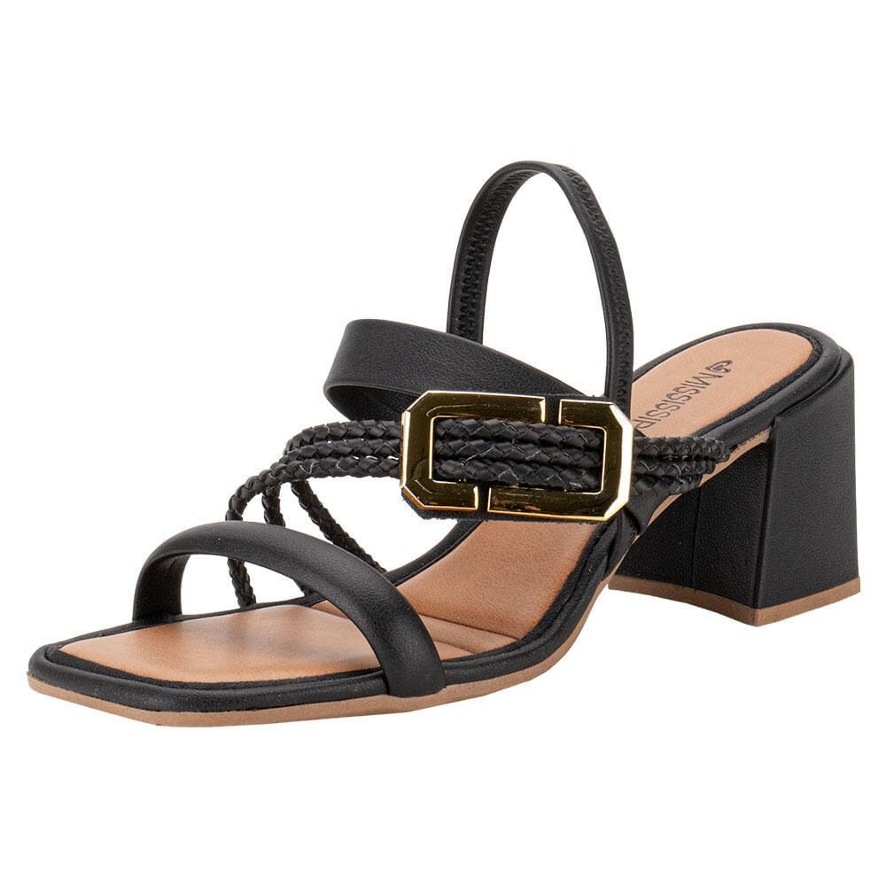 Sandália Feminina Salto Grosso Dakota Mc662