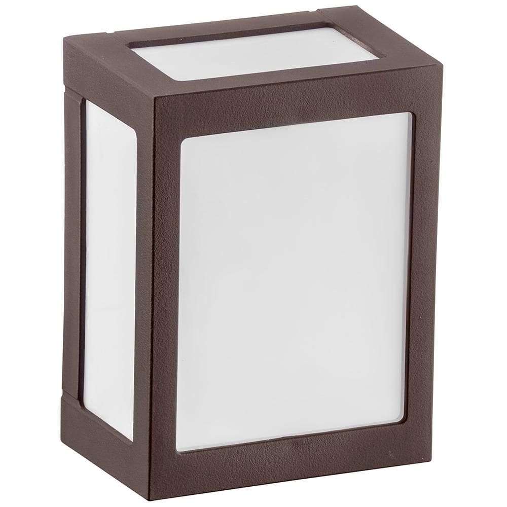 Arandela de Parede Dital Onix 20W, Retangular Marrom