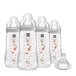 Mamadeira MAM Easy Active 330 ml com mamilo adicional de 4 meses ou mais