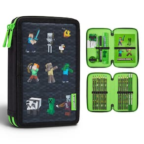 Estojo para lápis Minecraft Children com material escolar de papelaria