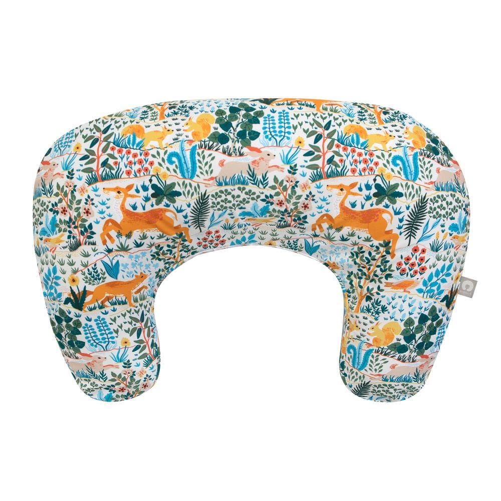 Almofada de amamentação Boppy Colorful Forest Animals, tamanho maior