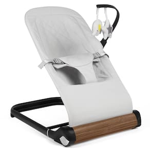 Cadeira Baby Bouncer ToRun Comfortable Support cinza claro