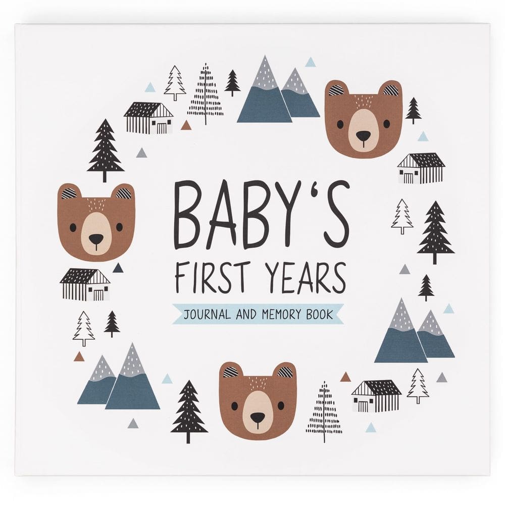 Livro de memórias para bebês pensando em Pine Woodland por 0 a 5 anos