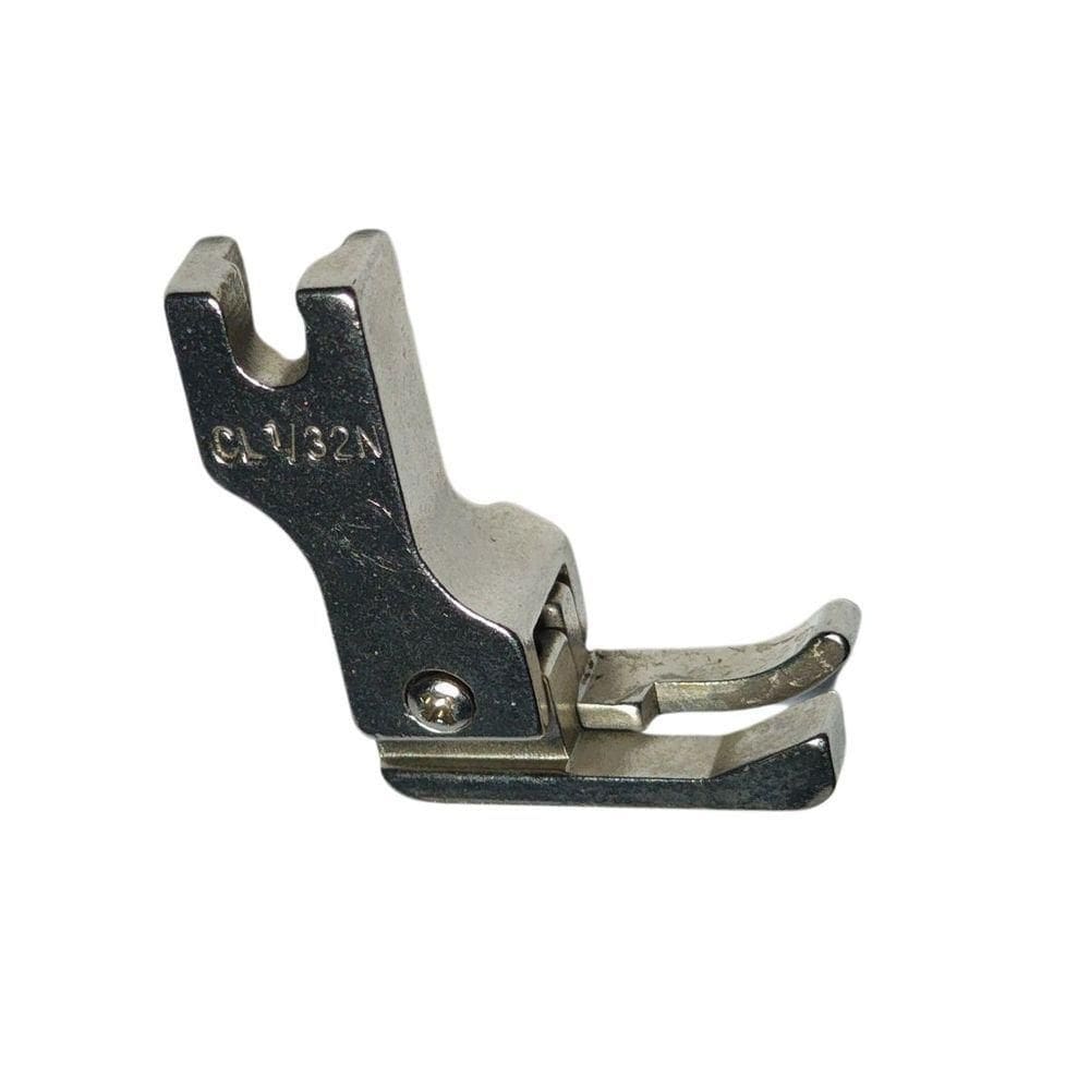 Pé Calcador Pesponto Compensado Para Maquina Reta Industrial Lado Esquerdo 1mm Cl-1/32n