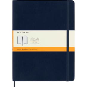 Caderno Moleskine Classic Soft Cover XL azul safira
