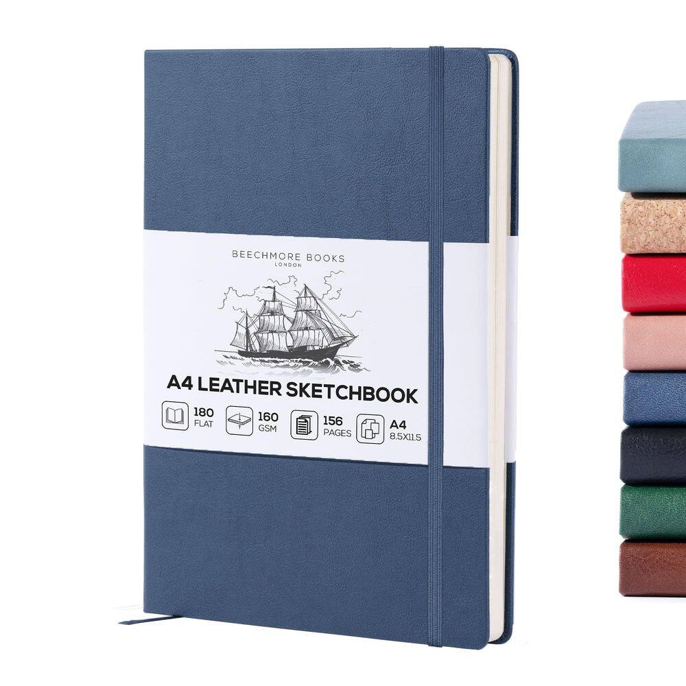 Caderno de esboços BEECHMORE BOOKS A4 21,6x29,2 cm 156 páginas 160 g/m²