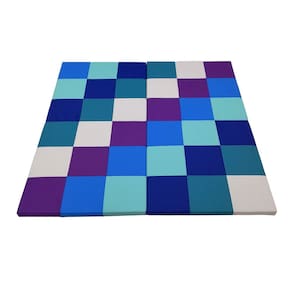 Tapete de atividades FDP Softscape Space Saver dobrável de 4 seções
