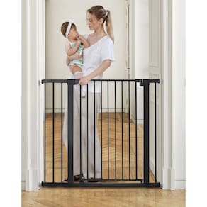 Baby Gate COMOMY 36 Extra Tall para escadas, portas, preto