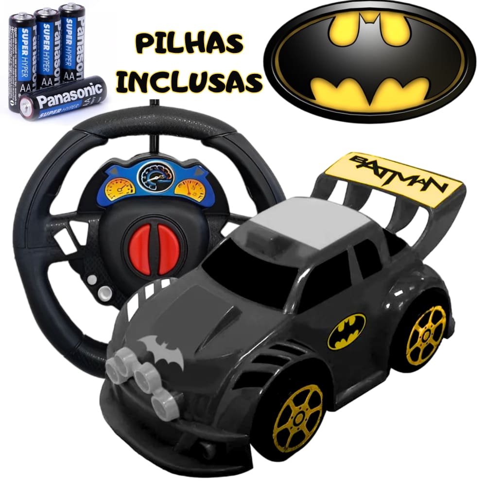 Carrinho Do Batman de Controle Remoto Volante Smart