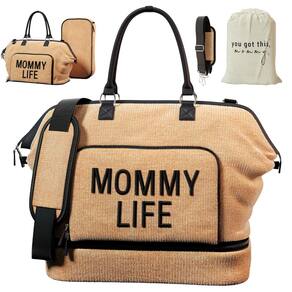 Bolsa de fraldas Weekender YOU GOT THIS, MOMMY Mom com compartimento para sapatos