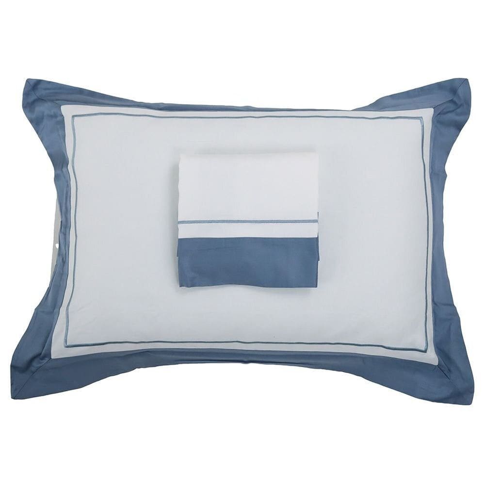 Jogo de Cama 300 Fios Firenze Solteiro Azul