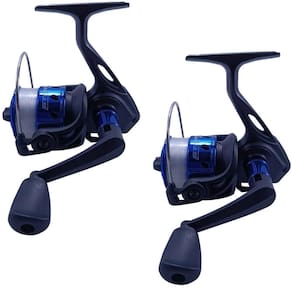 Kit 2 Molinete Marine Sports Star 3 Azul Com Linha