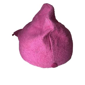 Turbante Para Secar Cabelo Atoalhado Rosa Pink
