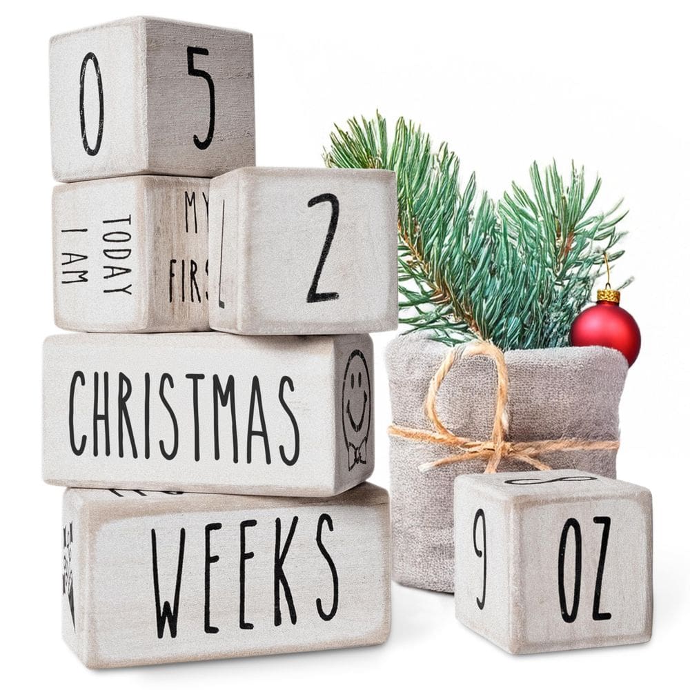Milestone Blocks MAINEVENT Baby Girls Boy Monthly +65 anos
