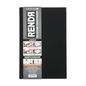 Caderno de esboços Crescent Creative Products RENDR 14x21cm