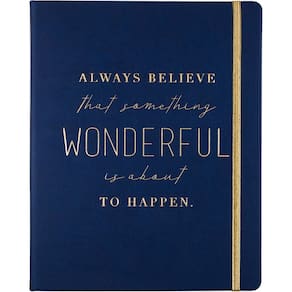 Journal Notebook Eccolo Large, capa dura de 8 x 10 polegadas
