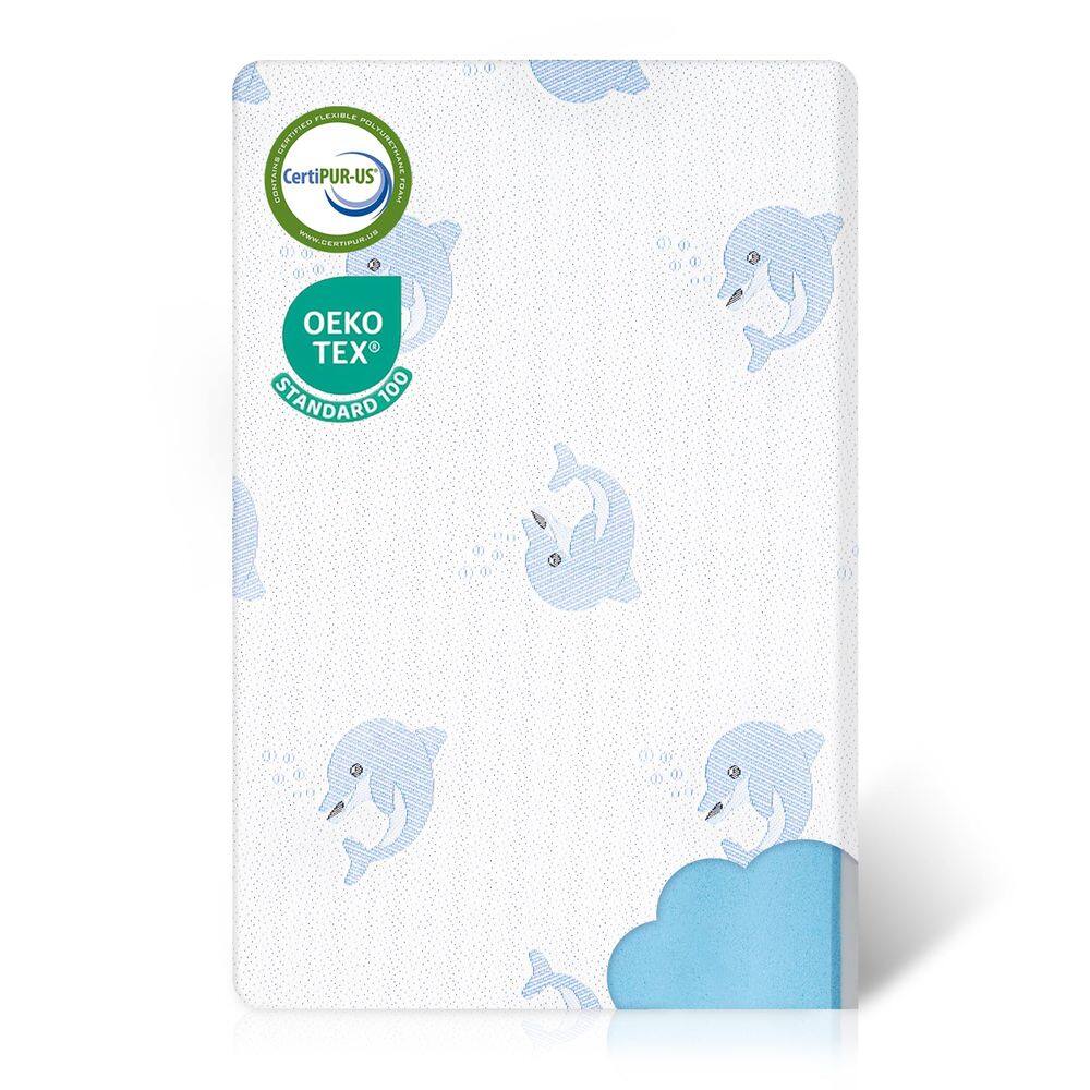 Almofada de colchão Pack and Play JUNYOHOA 38x26 Memory Foam