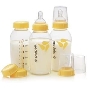 Conjunto de mamadeiras de leite materno Medela sem BPA 240 ml 1 conjunto
