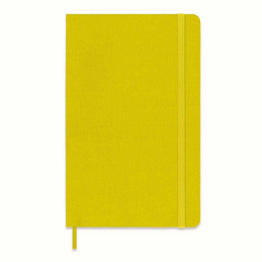 Caderno Moleskine Classic, capa dura, pautado grande, 240 páginas