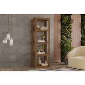 Armário OrganizadorMultiuso Florença - 181x57cm Canela