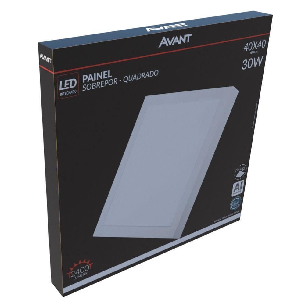 Painel Led 30w Sobrepor Branco 6500k