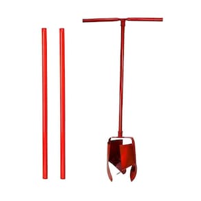 Kit Cavadeira Trado 10pol Cabo Aço Carbono E 02 Extensor