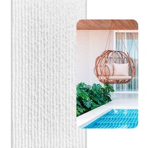 Pedra Leve Rocha 3D Fillet Cor Branco 1.20m X 0,60m