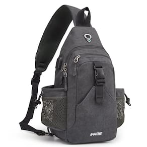 Mochila tiracolo de lona Sling Bag G4Free com bloqueio de RFID