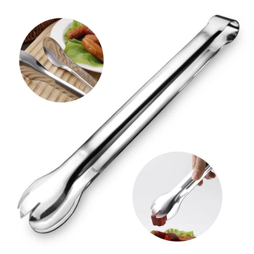 Pegador De Salada Inox Longo Frutas Doces Grande 29cm