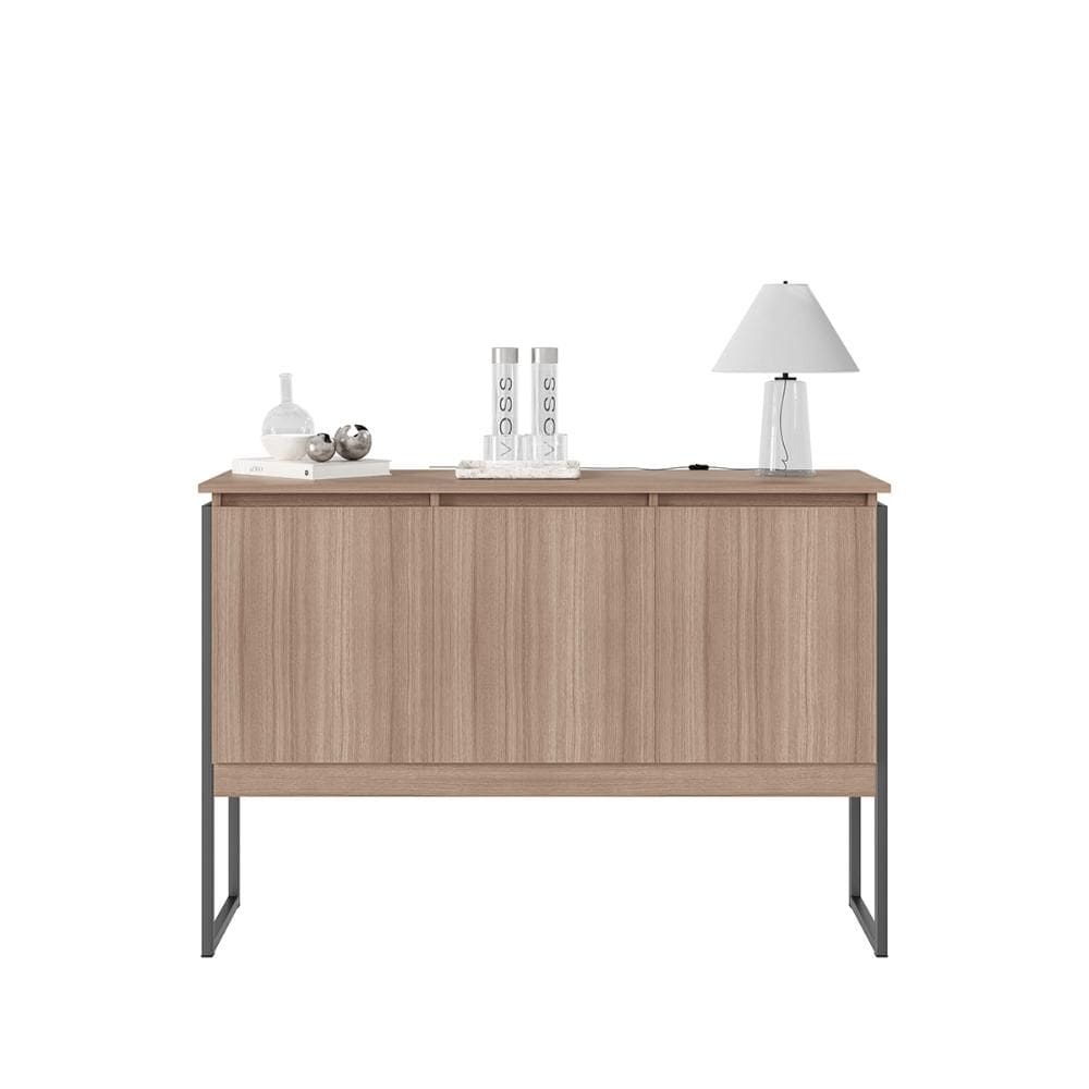 Buffet Aparador com 3 Portas Miami Montana Preto