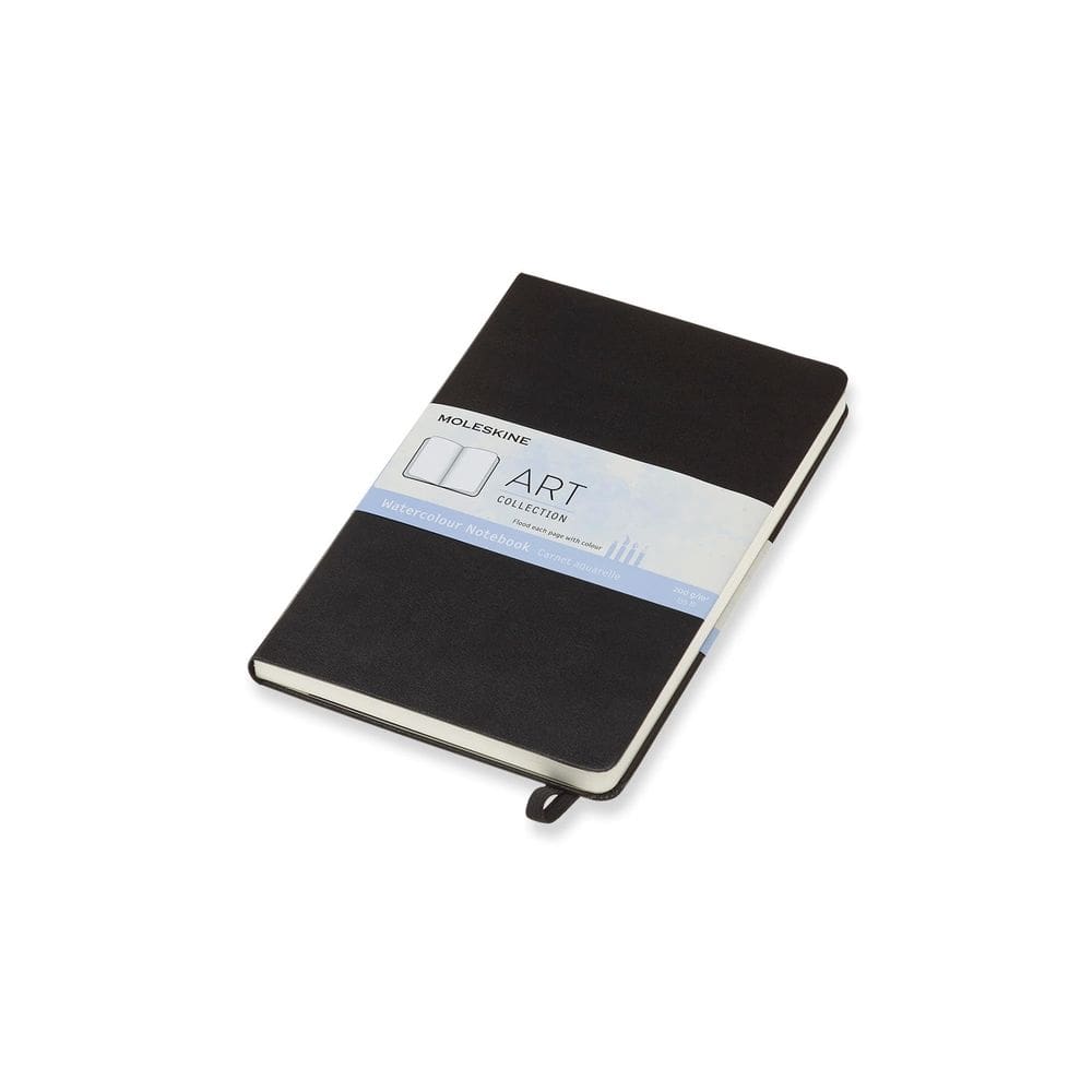 Caderno Moleskine Art, capa dura, grande, preto, 72 páginas