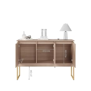 Jogo de Buffets Modernos Verona Montana Dourado