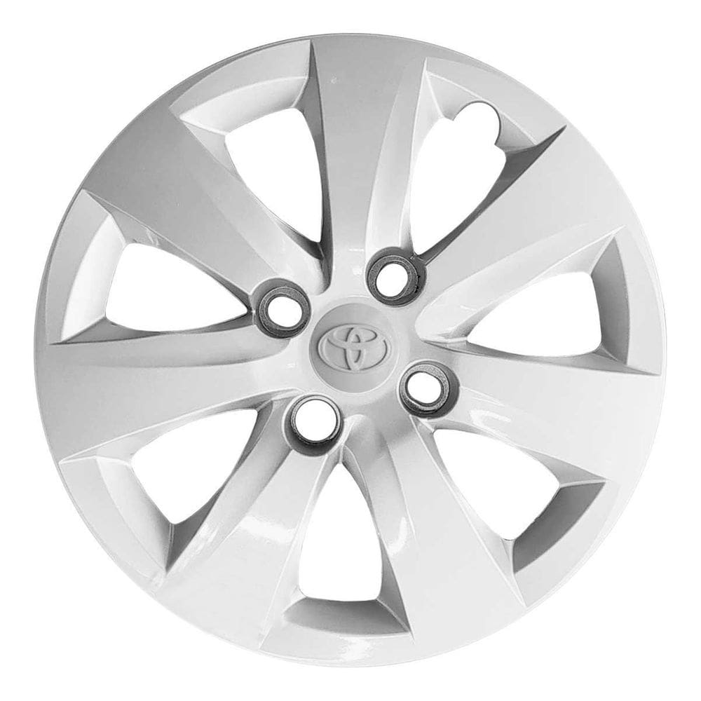1X Calota Etios Hatch Sedan Aro 14 Prata Parafusada 1301
