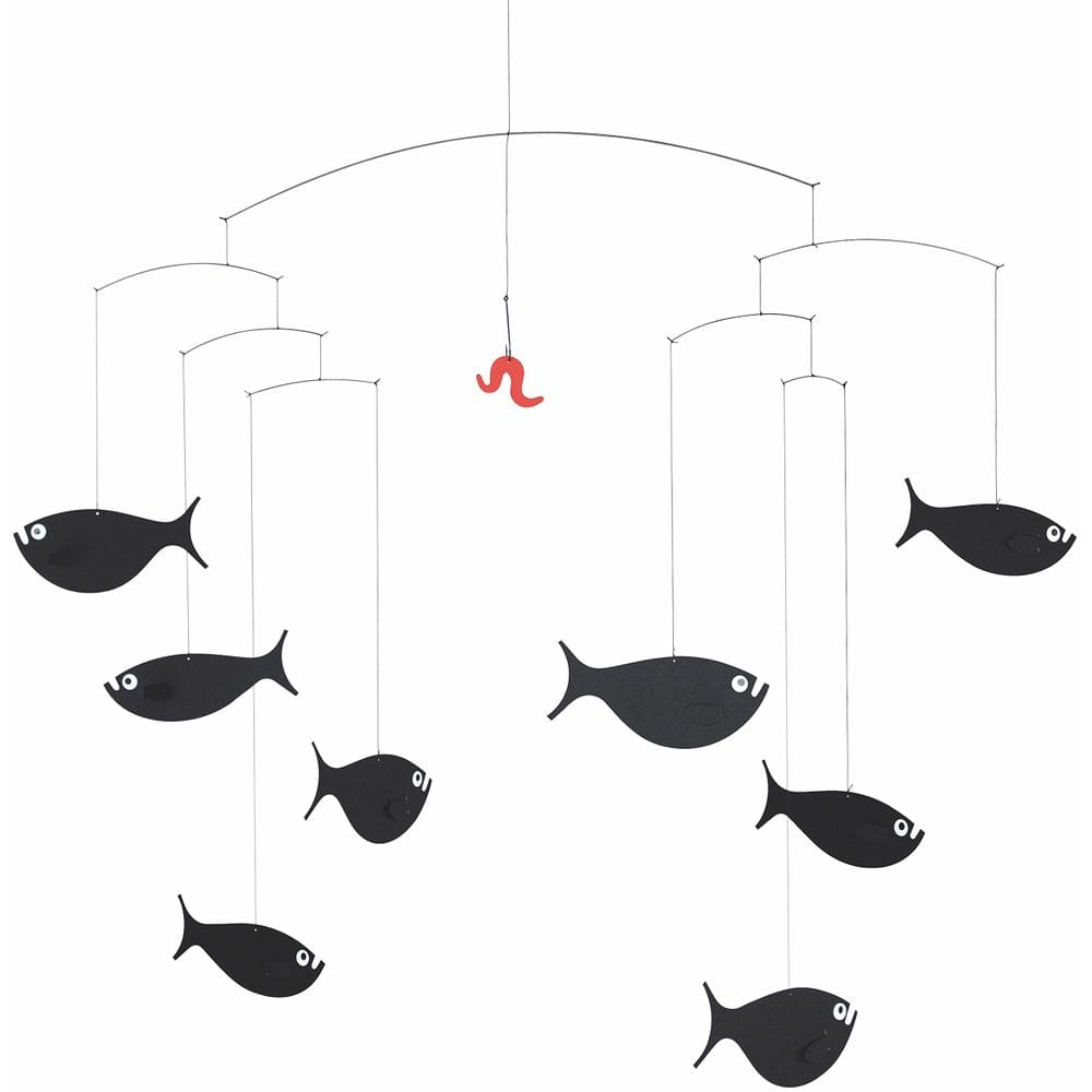 Móveis suspensos Flensted Mobiles Shoal Of Fish Cardboard 60 cm