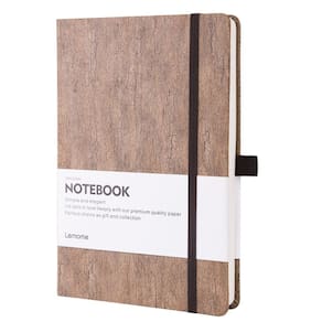 Caderno Lemome Thick A5 Cork, capa dura com alça para caneta e papel