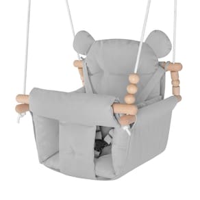 Baby Swing HAPPY PIE PLAY&ADVENTURE em tela cinza de 6 a 36 meses