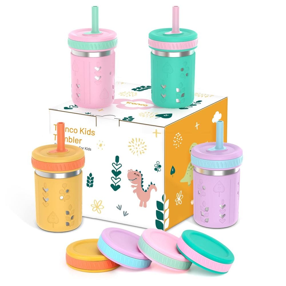 Copos infantis Sippy Tronco em aço inoxidável 300 ml com mangas