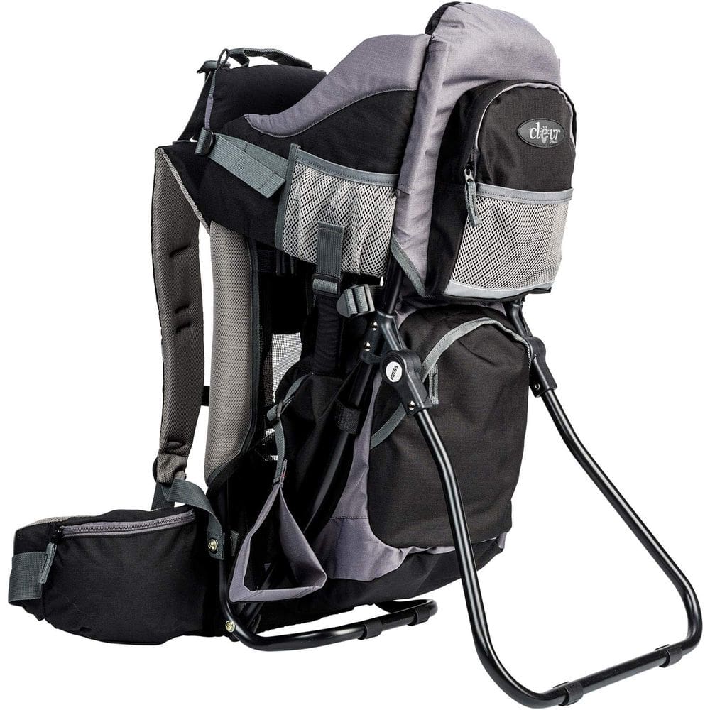 Mochila de acampamento para bebês ClevrPlus Canyonero Hiking Black