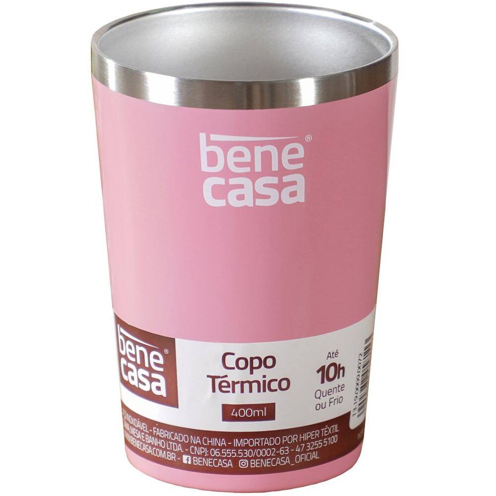 Copo Térmico para Bebidas Sem Tampa 400ml