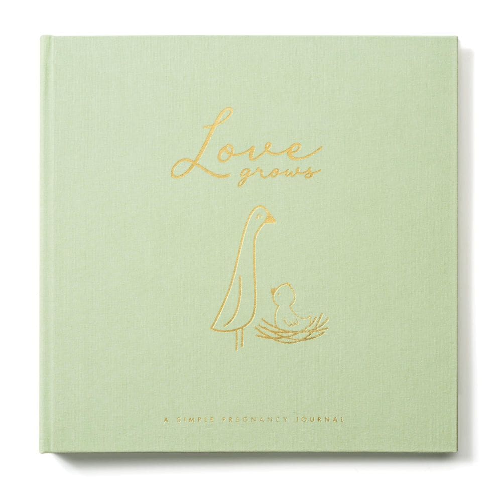 Diário de gravidez e livro de memórias Lucy Darling Moss Green