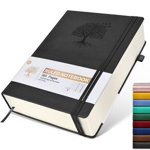 Caderno de diário forrado Ansopu 365 páginas em couro de capa dura A4